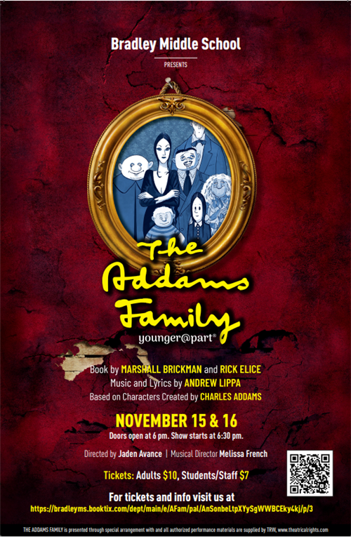 Addams Family Show Poster